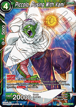 Piccolo, Fusing With Kami (BT17-076) [Ultimate Squad] | Odin's Place