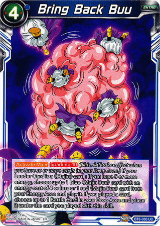 Bring Back Buu (BT6-050) [Destroyer Kings] | Odin's Place
