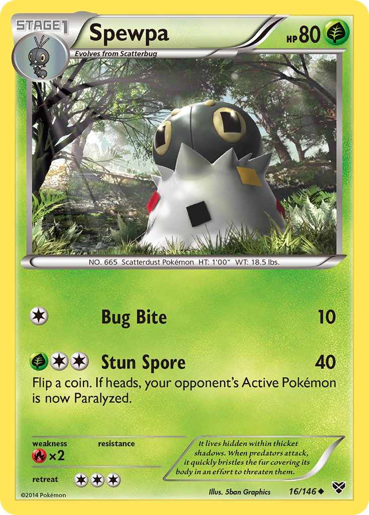 Spewpa (16/146) [XY: Base Set] | Odin's Place