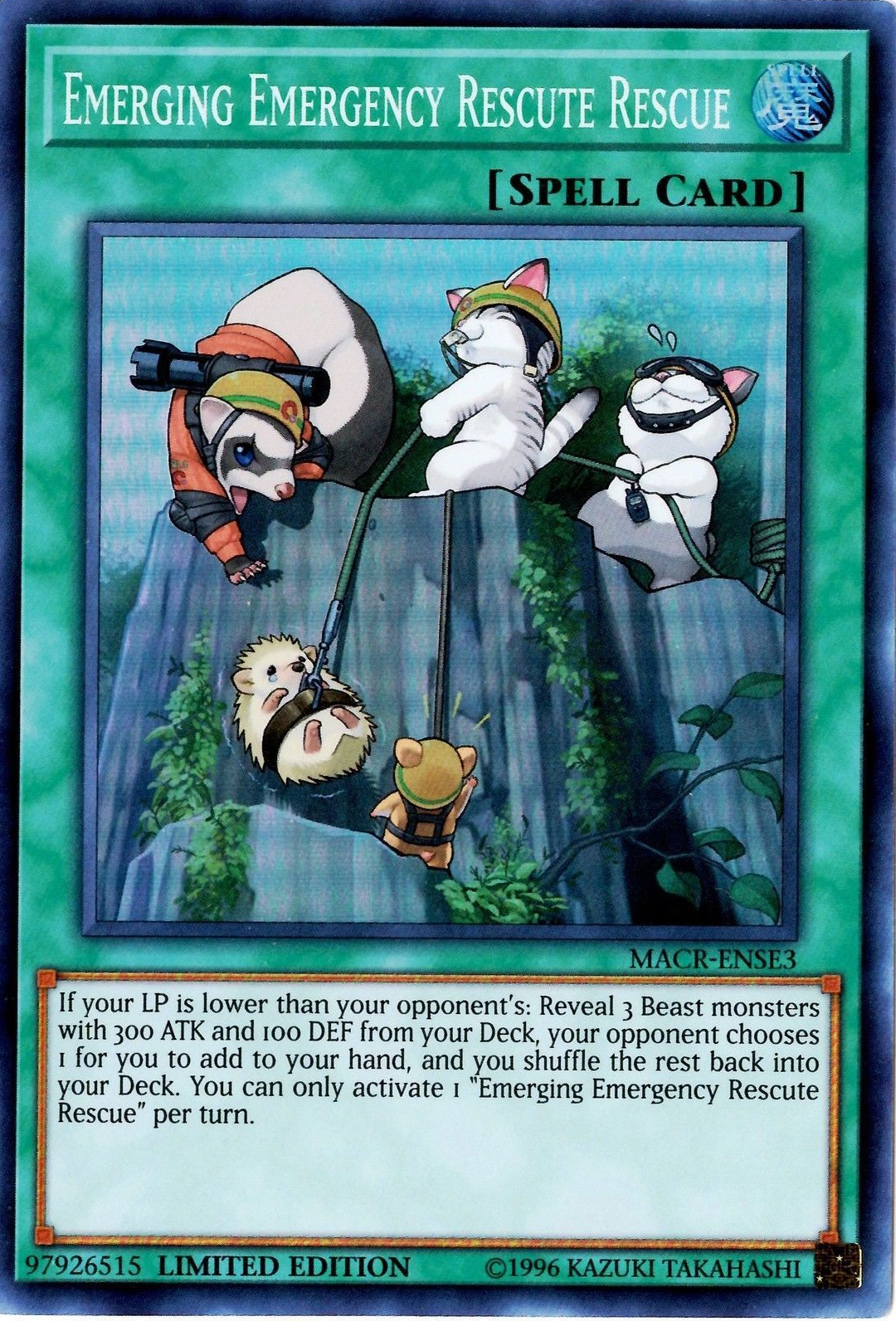 Emerging Emergency Rescute Rescue [MACR-ENSE3] Super Rare | Odin's Place