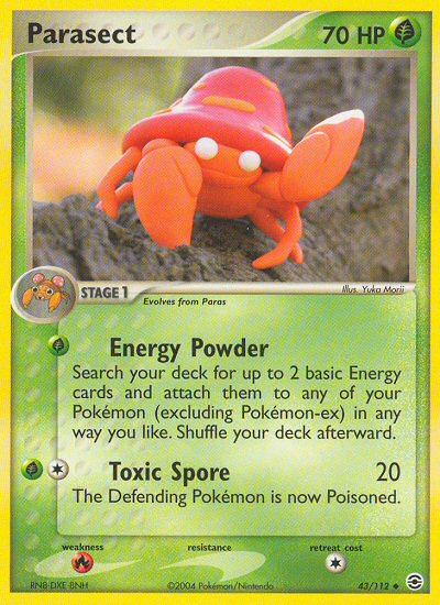 Parasect (43/112) [EX: FireRed & LeafGreen] | Odin's Place