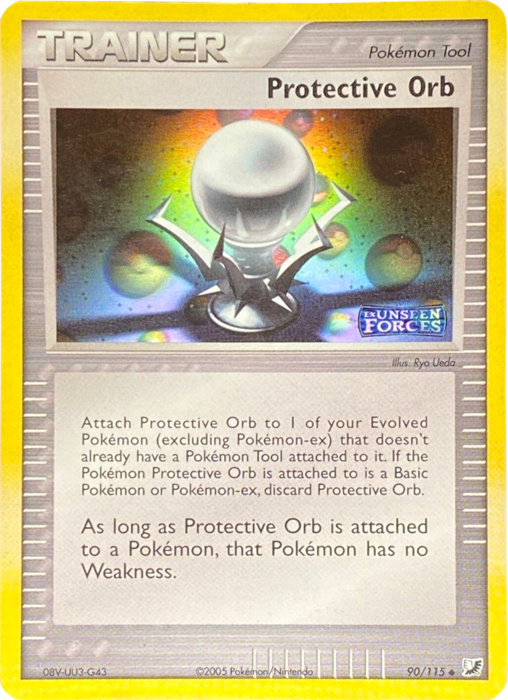 Protective Orb (90/115) (Stamped) [EX: Unseen Forces] | Odin's Place