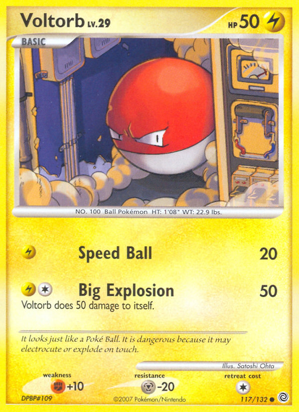 Voltorb (117/132) [Diamond & Pearl: Secret Wonders] | Odin's Place