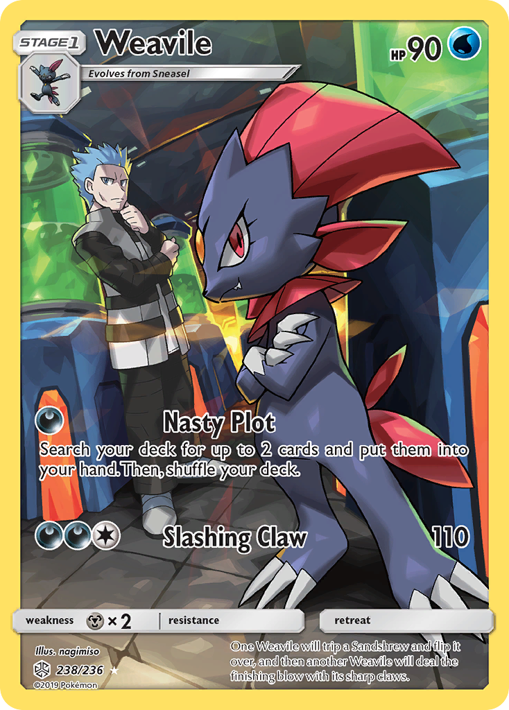 Weavile (238/236) [Sun & Moon: Cosmic Eclipse] | Odin's Place