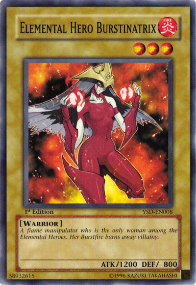Elemental Hero Burstinatrix [YSD-EN008] Common | Odin's Place