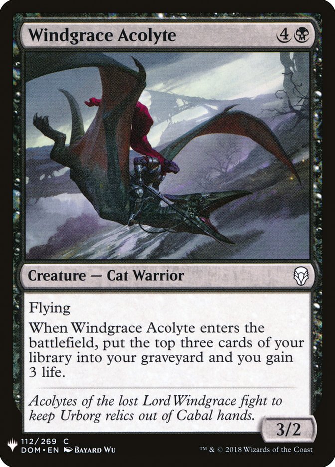 Windgrace Acolyte [Mystery Booster] | Odin's Place