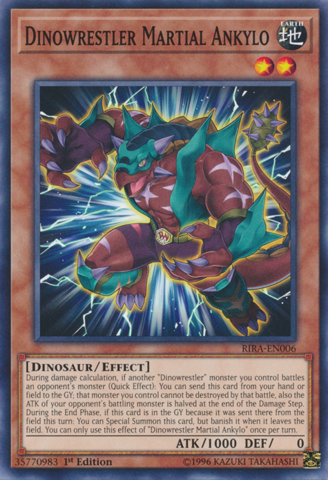 Dinowrestler Martial Ankylo [RIRA-EN006] Common | Odin's Place
