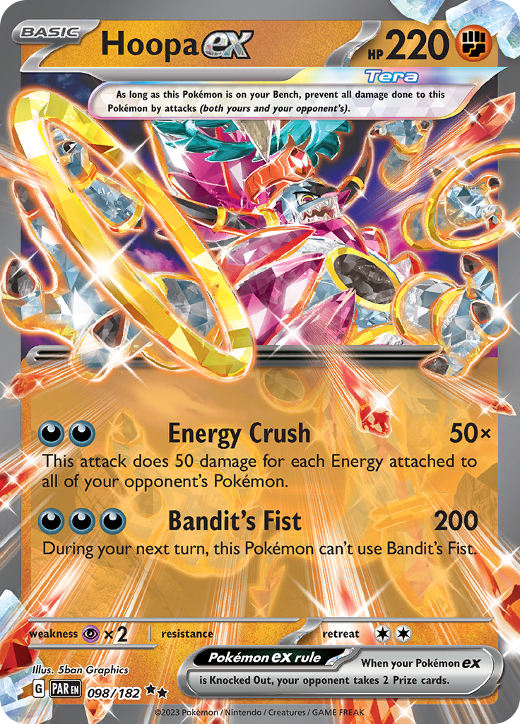 Hoopa ex (098/182) [Scarlet & Violet: Paradox Rift] | Odin's Place
