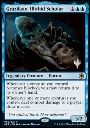 Grazilaxx, Illithid Scholar (Promo Pack) [Dungeons & Dragons: Adventures in the Forgotten Realms Promos] | Odin's Place