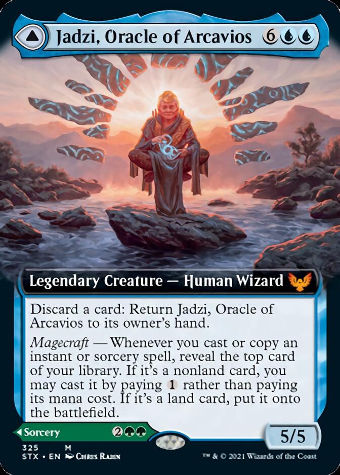 Jadzi, Oracle of Arcavios // Journey to the Oracle (Extended Art) [Strixhaven: School of Mages] | Odin's Place