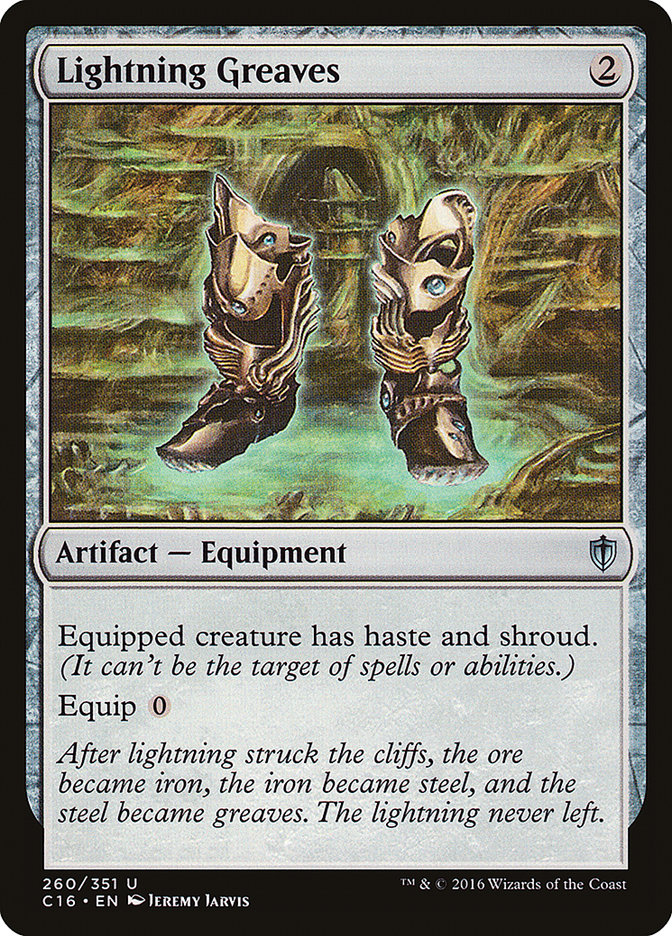 Lightning Greaves (260) [Commander 2016] | Odin's Place