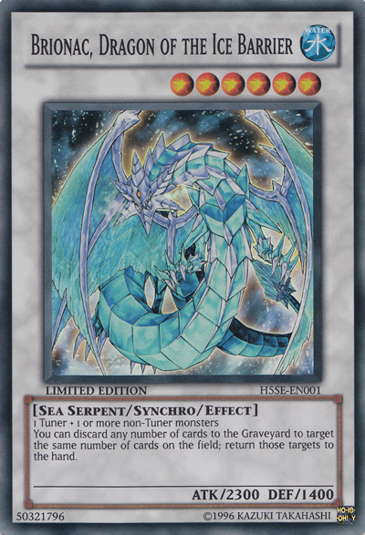 Brionac, Dragon of the Ice Barrier [H5SE-EN001] Super Rare | Odin's Place