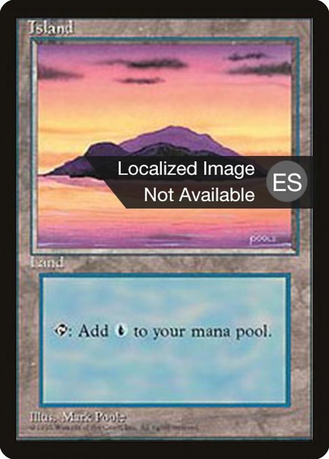 Island (A) [Fourth Edition (Foreign Black Border)] | Odin's Place