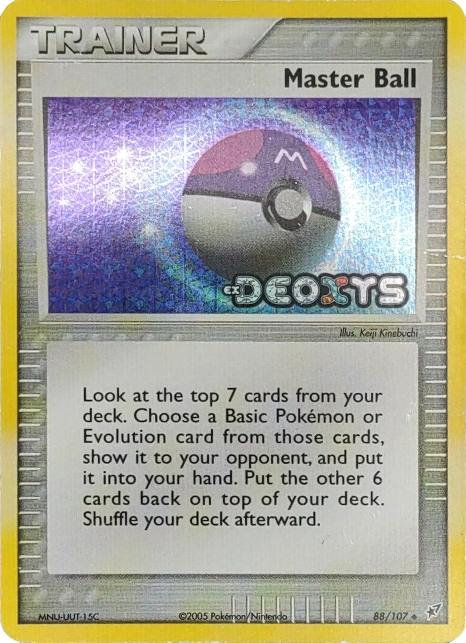 Master Ball (88/107) (Stamped) [EX: Deoxys] | Odin's Place