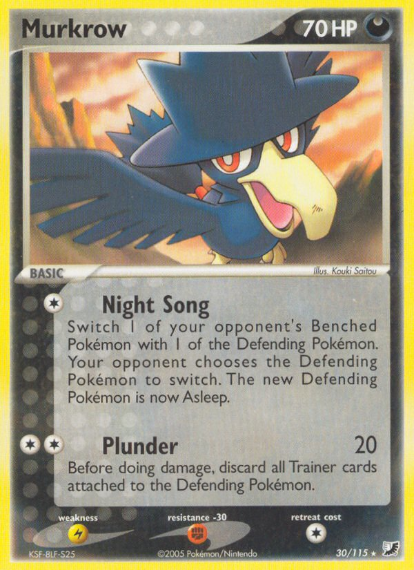 Murkrow (30/115) [EX: Unseen Forces] | Odin's Place