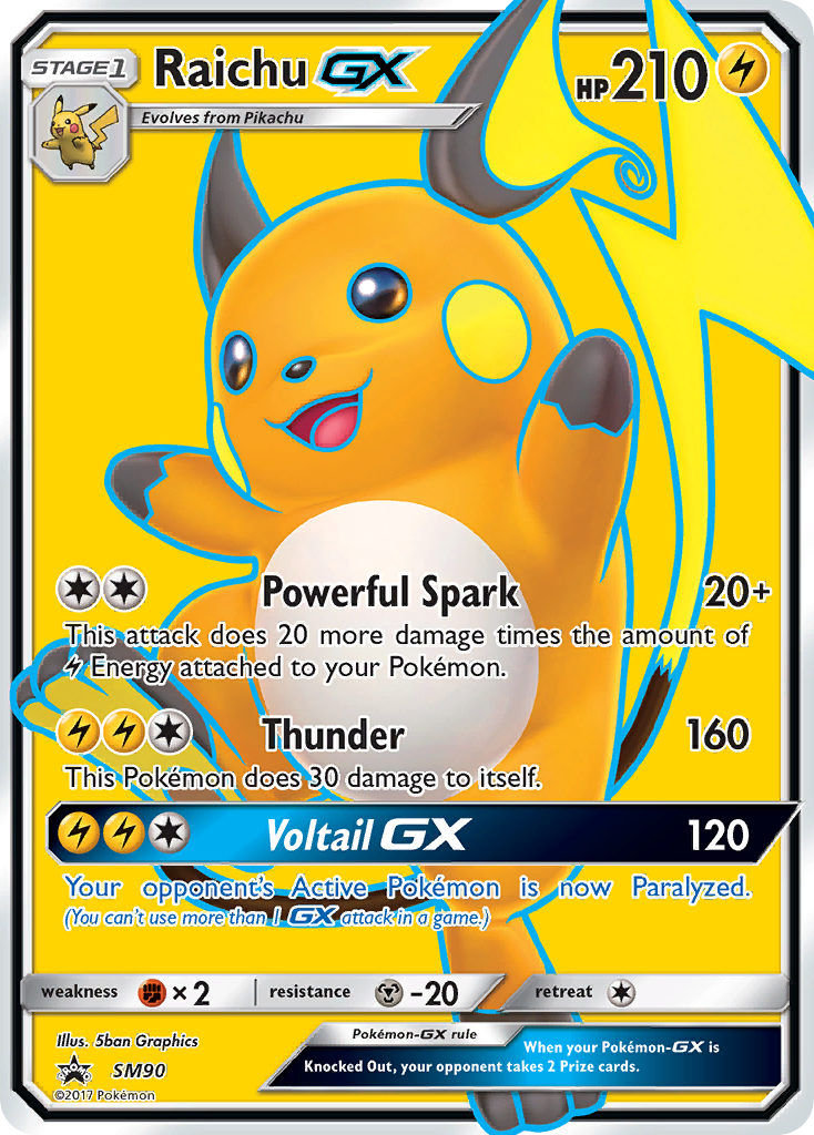 Raichu GX (SM90) [Sun & Moon: Black Star Promos] | Odin's Place