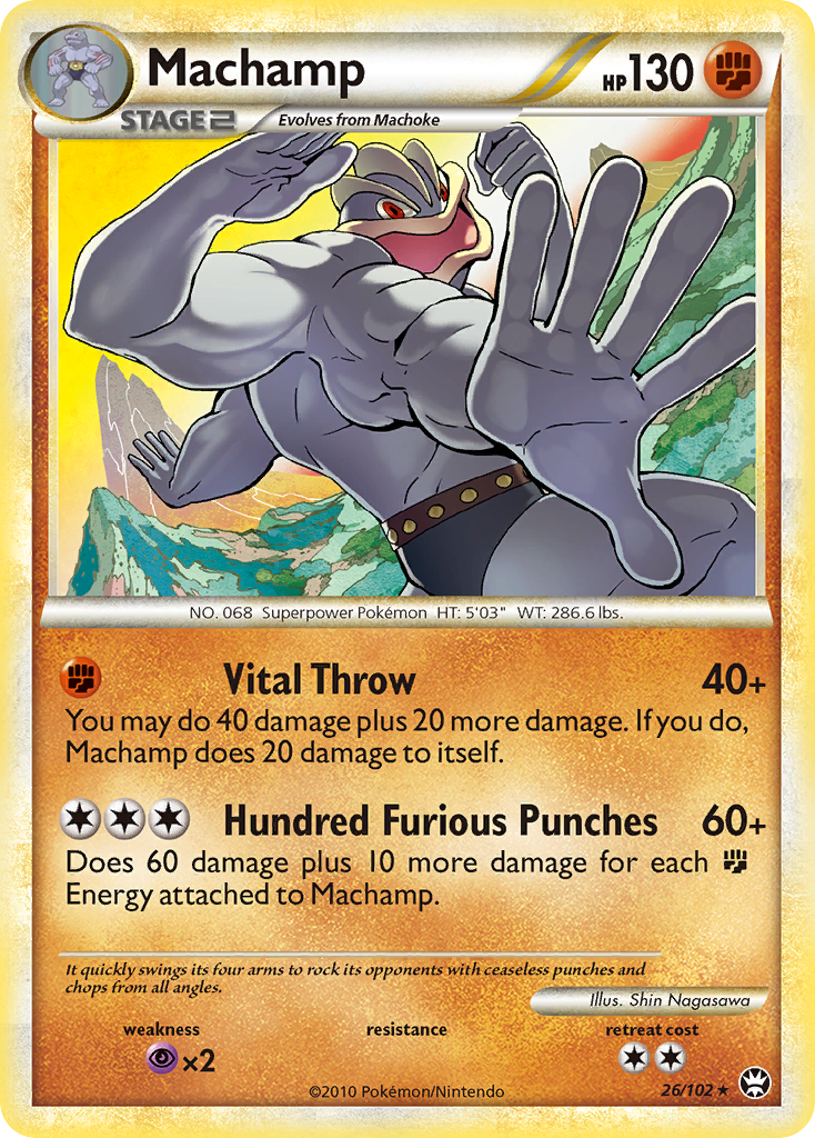 Machamp (26/102) [HeartGold & SoulSilver: Triumphant] | Odin's Place