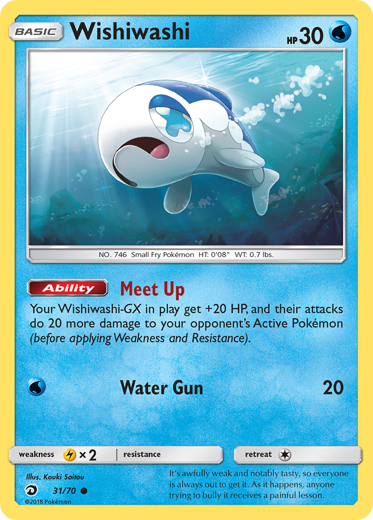 Wishiwashi (31/70) [Sun & Moon: Dragon Majesty] | Odin's Place