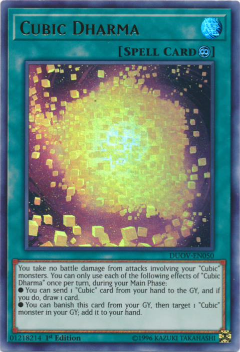Cubic Dharma [DUOV-EN050] Ultra Rare | Odin's Place