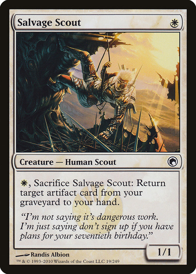 Salvage Scout (19) [Scars of Mirrodin] | Odin's Place
