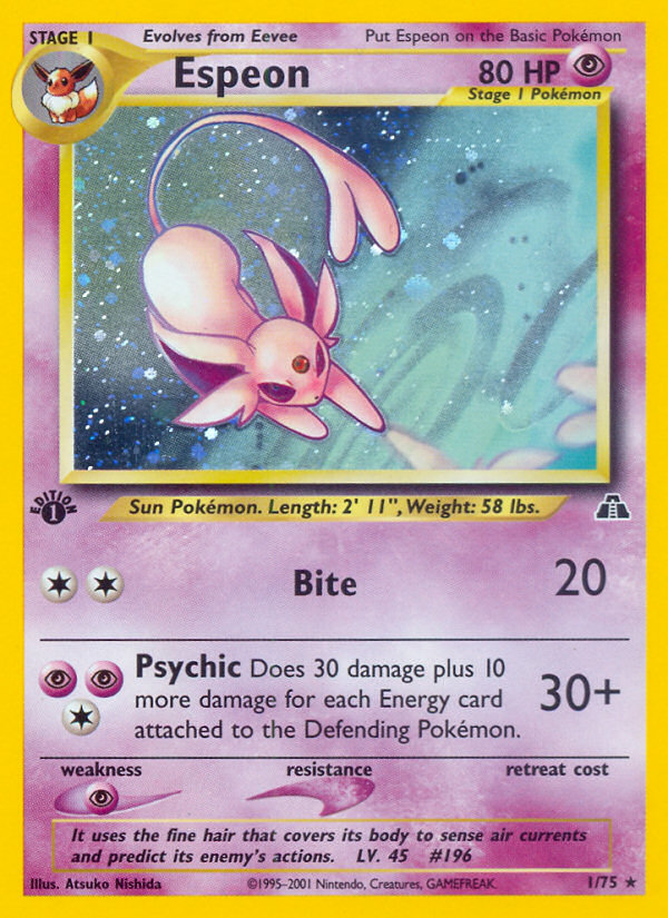 Espeon (1/75) [Neo Discovery 1st Edition] | Odin's Place