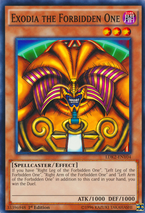 Exodia the Forbidden One [LDK2-ENY04] Common | Odin's Place