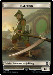 Halfling // Treasure Token [The Lord of the Rings: Tales of Middle-Earth Commander Tokens] | Odin's Place
