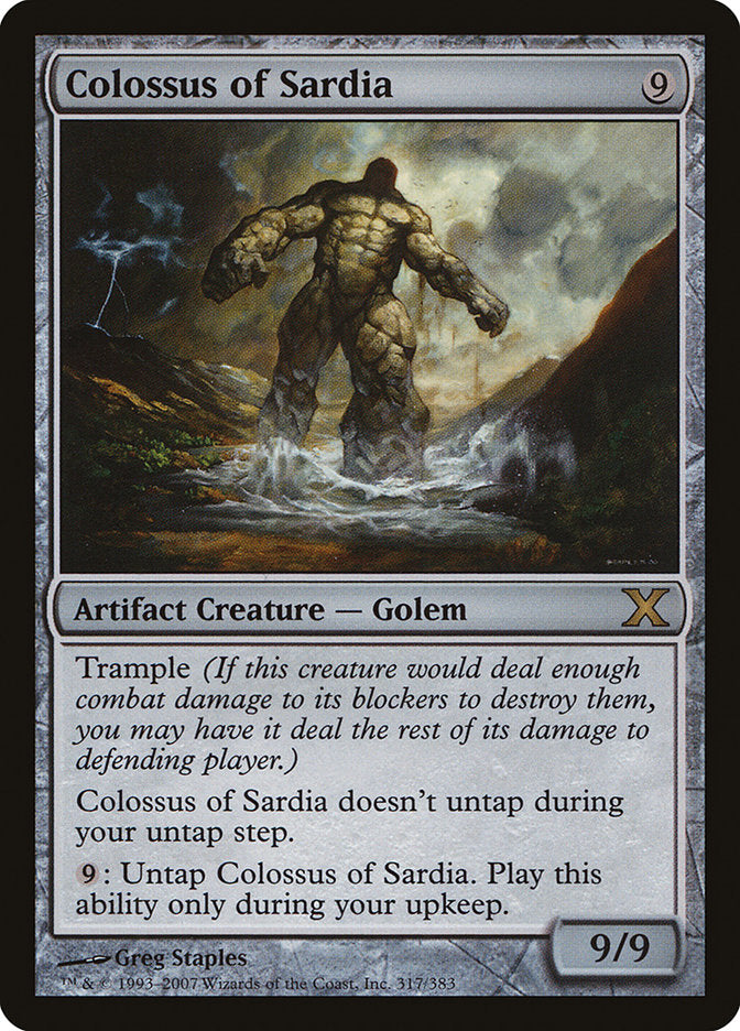 Colossus of Sardia (317) [Tenth Edition] | Odin's Place