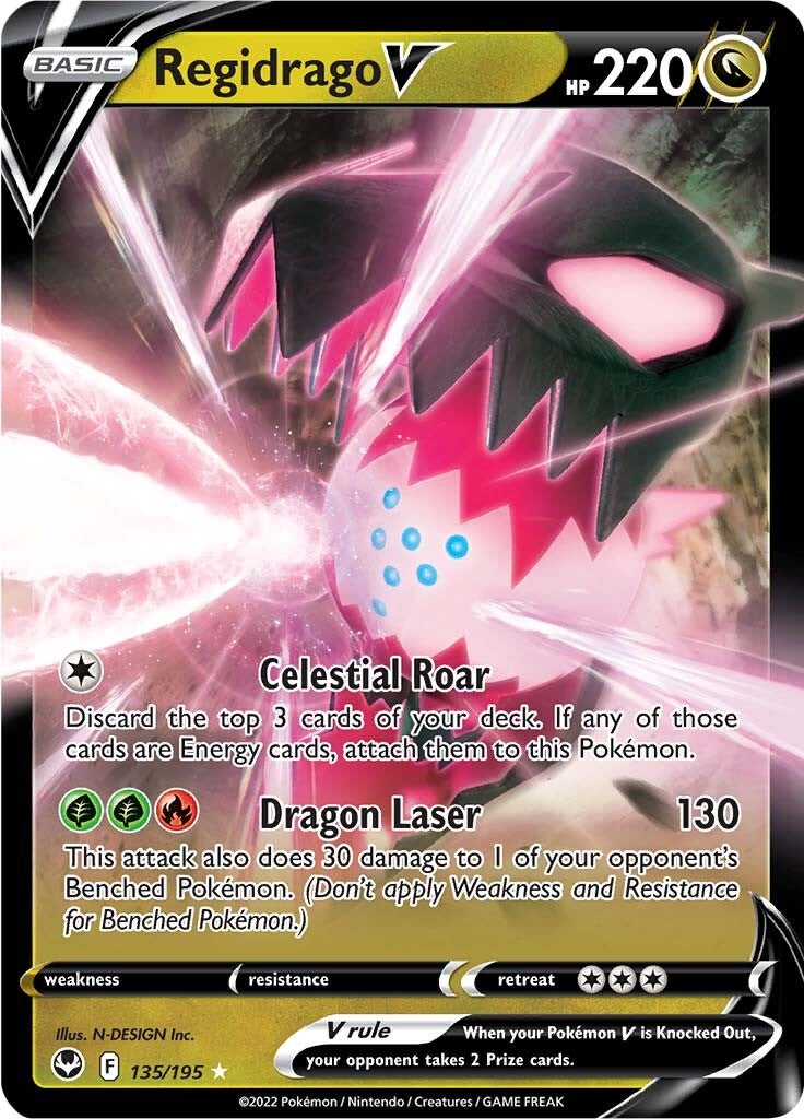 Regidrago V (135/195) [Sword & Shield: Silver Tempest] | Odin's Place