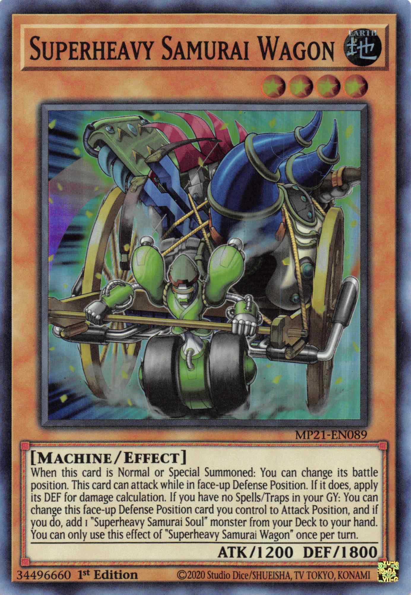 Superheavy Samurai Wagon [MP21-EN089] Super Rare | Odin's Place