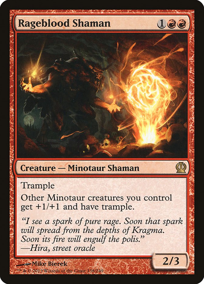 Rageblood Shaman (138) [Theros] | Odin's Place