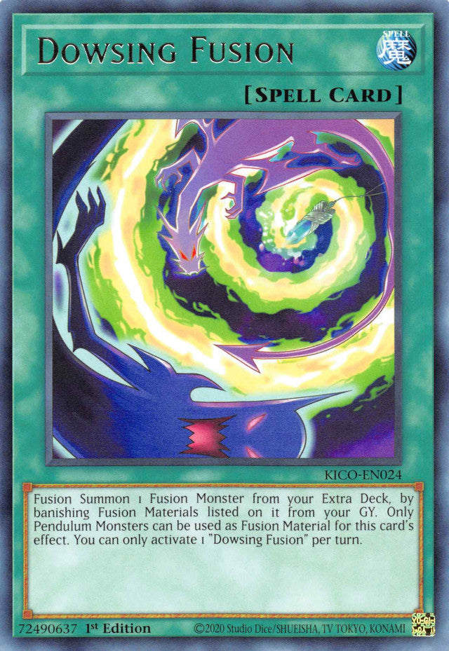Dowsing Fusion (Rare) [KICO-EN024] Rare | Odin's Place
