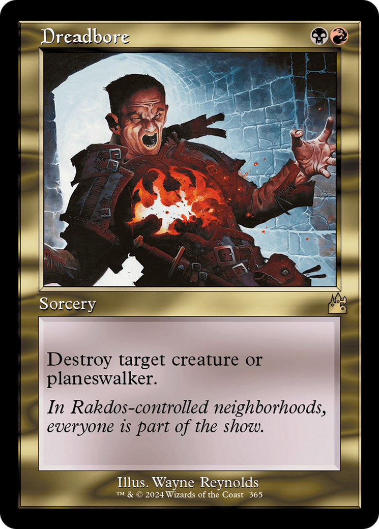 Dreadbore (Retro Frame) [Ravnica Remastered] | Odin's Place