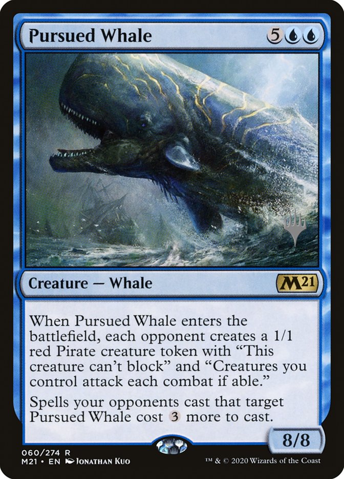 Pursued Whale (Promo Pack) [Core Set 2021 Promos] | Odin's Place