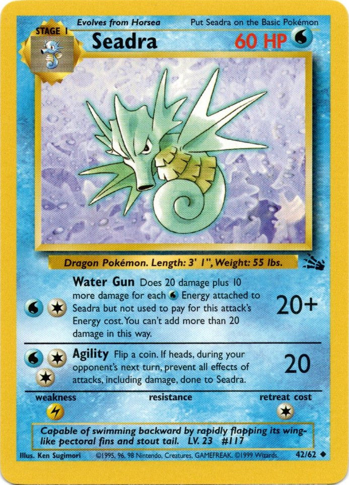 Seadra (42/62) [Fossil Unlimited] | Odin's Place