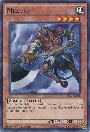Mezuki [BP03-EN046] Shatterfoil Rare | Odin's Place