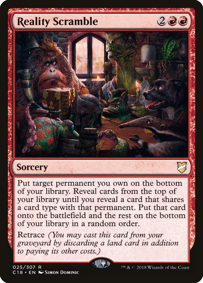 Reality Scramble (25) [Commander 2018] | Odin's Place