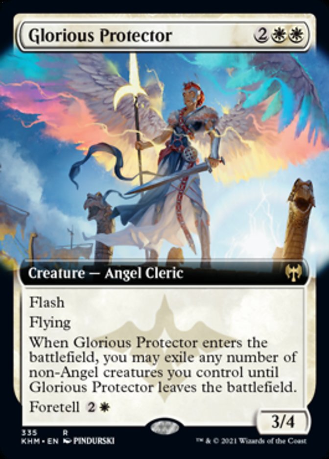 Glorious Protector (Extended Art) [Kaldheim] | Odin's Place