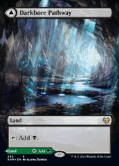Darkbore Pathway // Slitherbore Pathway (Borderless Alternate Art) [Kaldheim] | Odin's Place