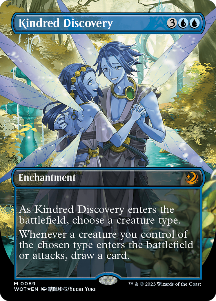 Kindred Discovery (Anime Borderless) (Confetti Foil) [Wilds of Eldraine: Enchanting Tales] | Odin's Place