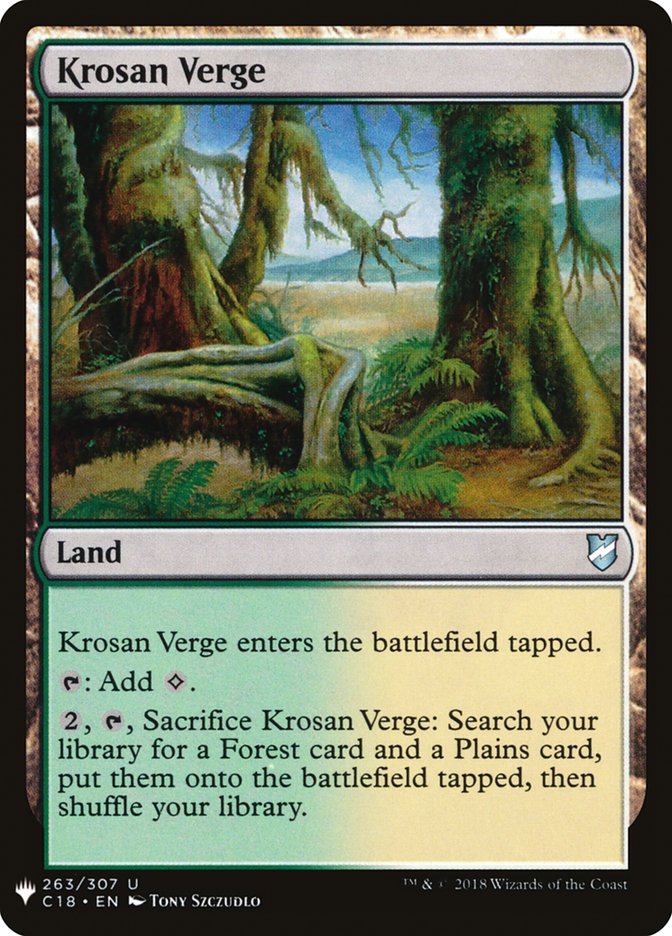 Krosan Verge [Mystery Booster] | Odin's Place