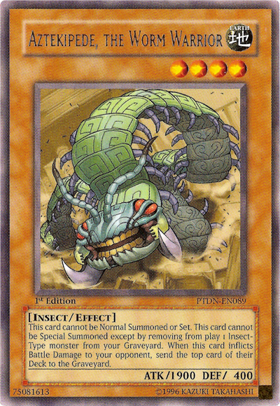 Aztekipede, the Worm Warrior [PTDN-EN089] Rare | Odin's Place