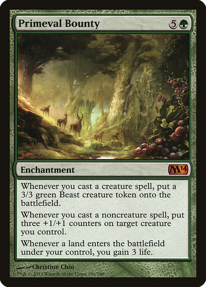 Primeval Bounty (190) [Magic 2014] | Odin's Place