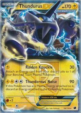 Thundurus EX (38/116) (Plasma Power - Haruto Kobayashi) [World Championships 2014] | Odin's Place