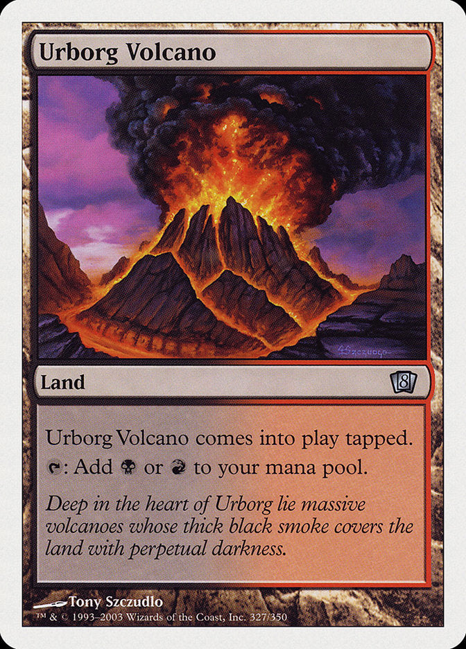 Urborg Volcano (327) [Eighth Edition] | Odin's Place