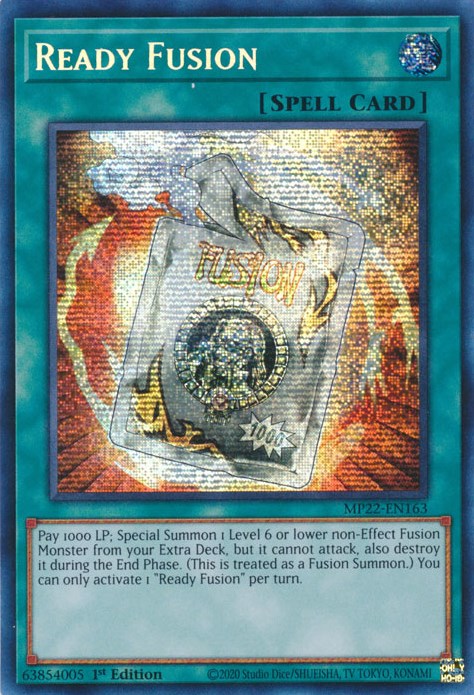 Ready Fusion [MP22-EN163] Prismatic Secret Rare | Odin's Place