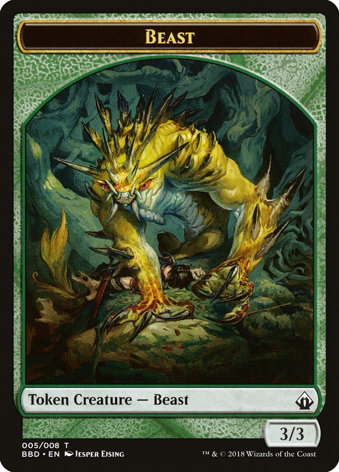 Beast Token (5) [Battlebond Tokens] | Odin's Place