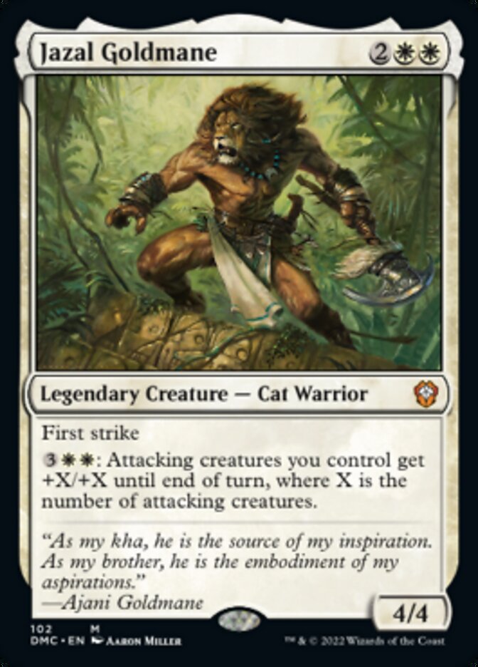 Jazal Goldmane [Dominaria United Commander] | Odin's Place