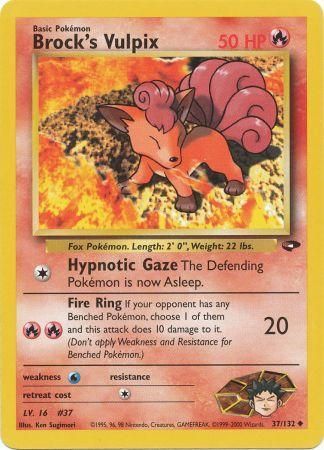 Brock's Vulpix (37/132) [Gym Challenge Unlimited] | Odin's Place
