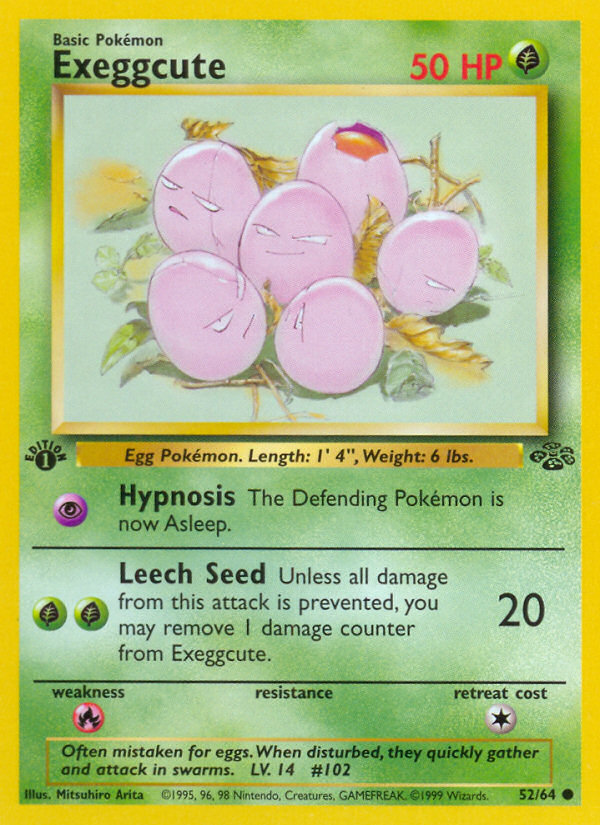 Exeggcute (52/64) [Jungle 1st Edition] | Odin's Place